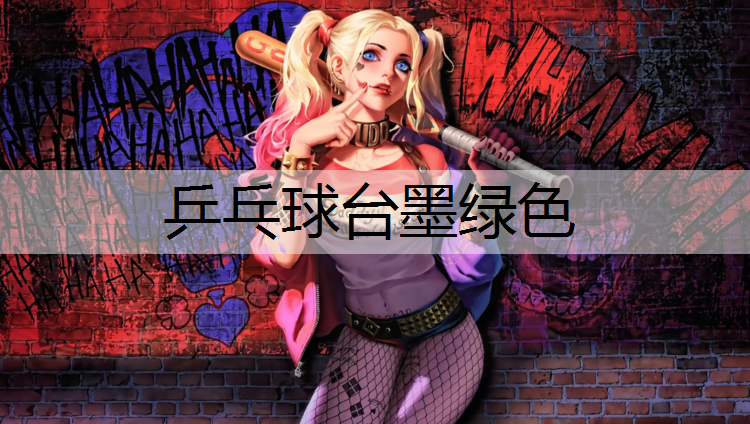 乒乓球台墨绿色